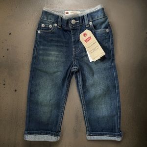 LEVI’S • Murphy Pull-On Elastic Back Waistband Stretch Brushed Back Jeans